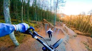 RIDING THE SICKEST DOWNHILL MTB JUMPS FOR SLOPEDURO BIKE TRICKS!!