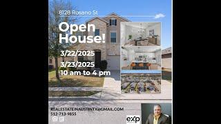 Open House 8128 Round Rock TX
