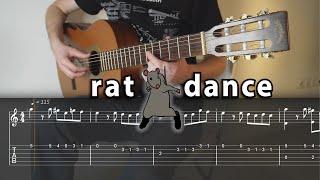 rat dance・chess type beat ・fingerstyle guitar tab