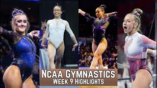 NCAA Gymnastics Week 9 Highlights