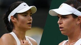 Wimbledon 2021 R4 - Raducanu vs Tomljanovic