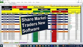 Share Market Accounting Software in Excel