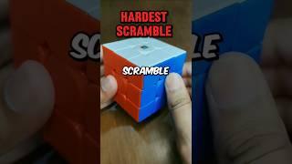 Hardest Rubik's Cube Scramble?! ️ @Cubing342