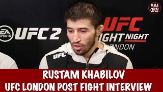 Rustam Khabilov UFC Fight Night London Post Fight Media Scrum