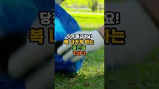 당장 버리세요, 복나가는 물건들 TOP3