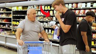 Eating Out Of Strangers Shopping Carts