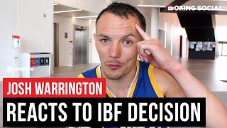 “DISAPPOINTING!” Josh Warrington FUMES Over IBF Ruling