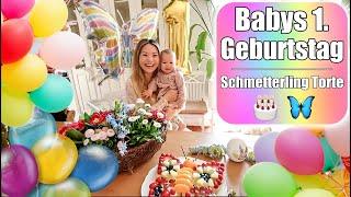 Baby wird 1  Geburtstags Party! Geschenke auspacken! Torte backen & Dekoration | Mamiseelen