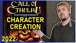 Call of Cthulhu 2022 Character Creation - BEGINNER'S GUIDE