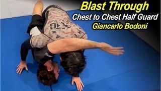 How to Recover from Chest to Chest Half Guard in Jiu Jitsu with Giancarlo Bodoni