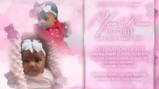 Celebration of Life for Baby Girl Yuri Kenae Mitchell