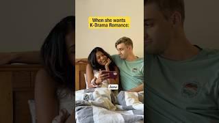 She wanted K-Drama Romance ‍️️ #funny #couple #kdrama #ericandmani