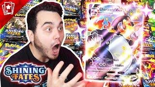 Opening SHINING FATES Pokemon Cards until I pull SHINY CHARIZARD (100 Packs)