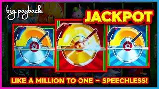 $20/Spin → SPEECHLESS! JACKPOT on Huff N' Even More Puff Slots!! GOLDEN BUZZ SAW BONUS!!!