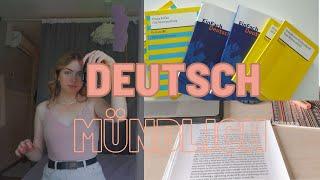 DEUTSCH MÜNDLICHES ABITUR Vorbereitung+ Ablauf// Emily Rose