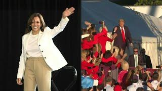 Harris aventaja a nivel nacional a Trump en una encuesta | AFP