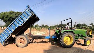 John Deere Tractor Trailer Lode Khali Kar Diya Bhumi Putr Officle