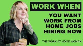 Work From Home Jobs with Anytime Hours