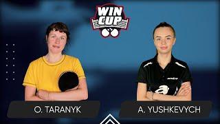 11:00 Olena Taranyk - Anastasiia Yushkevich 24.09.2024 WINCUP Women Master. TABLE 1