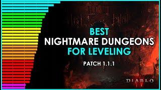 Diablo 4 Nightmare Dungeons Tier List Season 1