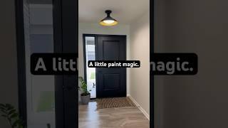 Just a little paint magic. #diy #diyproject #diyhome #homedecor #homeinspiration #entryway