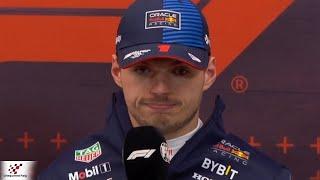 Max Verstappen: I lost all respect' for George Russell | Post Race Interview Qatar GP 2024