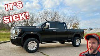 2024 Denali Duramax gets LIFTED! Suspension Maxx Leveling Kit Full Install