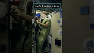 How Do They Sleep In Space #shorts