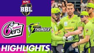 SYDNEY SIXERS VS SYDNEY THUNDER | BBL 14 | CRICKET 22 GAMEPLAY