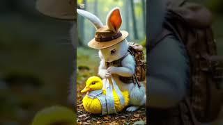 Rabait save duck children life