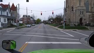 Driving a semi through small town Van Wert, Ohio.