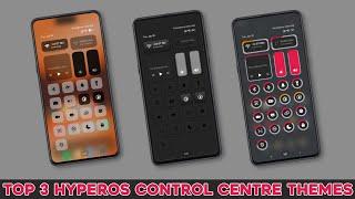 Top 3 HyperOS Control Center Theme | Premium HyperOS Themes | HyperOS Control Center Theme