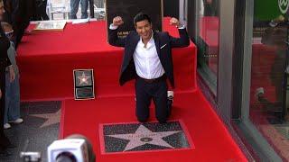 Mario Lopez honored with star on Hollywood Walk of Fame