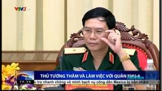 Thủ tướng Nguyễn Tấn Dũng thăm và làm việc với Quân khu 4