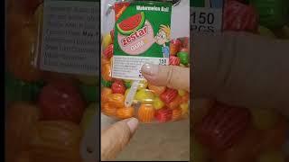 ASMR SATISFYING COLORFUL WATERMELON BUBBLE GUM 3 #watermelonbubblegum #candies #sweettooth #asmr