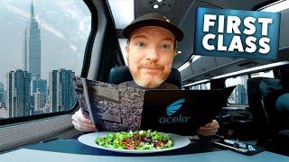 What Is Amtrak Acela First Class All About? DC To NYC In Style!