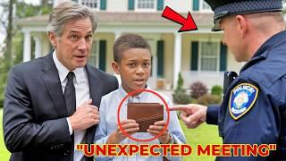 Black Boy Homeless Returns Lost Wallet To Billionaire..10 Minutes Later Police Show Up At The Door..