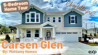 Charlotte, NC | Carsen Glen by Mattamy Homes | Gaines Floor Plan | 2700+ SF | Huntersville Schools