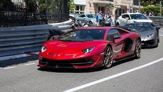 Lamborghini Aventador SVJ - Revs, Accelerations & Driving in Monaco !