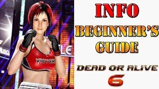 A Beginner's guide to Dead or Alive 6