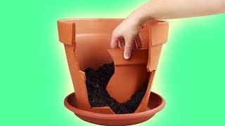 Enchanting – Transform A Broken Flower Pot Into A Fairy Garden