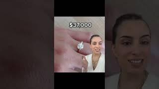 Moissanite vs Diamond Price #shorts