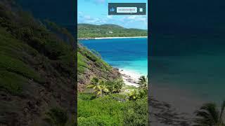 30 Second Ultimate Vacation |  CARIBBEAN with OCEAN SOUNDS (2024) #oceanwavesrelaxing #relax