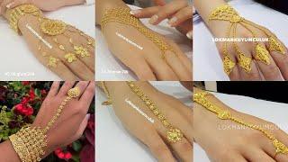 Latest gold hand jewellery designs