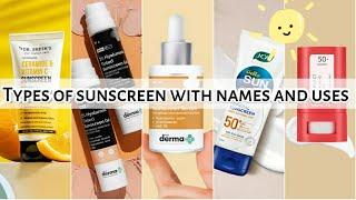 Types of Sunscreen with name • Best sunscreen in India • STYLE POINT