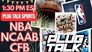 Plug Talk Sports Betting Stream NBA CFB & NCAAB Free Picks and Props!