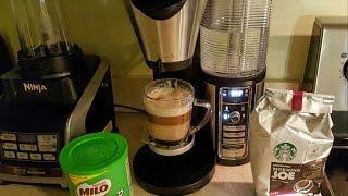 NESTLE MILO MOCHA NINJA COFFEE BAR hot chocolate drink