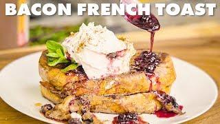 Bacon Stuffed French Toast - Quick & Easy Recipe (No Oven)