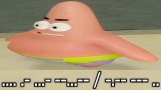 Patrick is speaking in Morse Code (AI Sponge Rehydrated Clip)