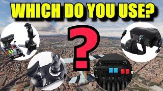 FS2020: Which Flight Controller(s) Do You Use With MSFS? | Your Votes & Comments Shared!